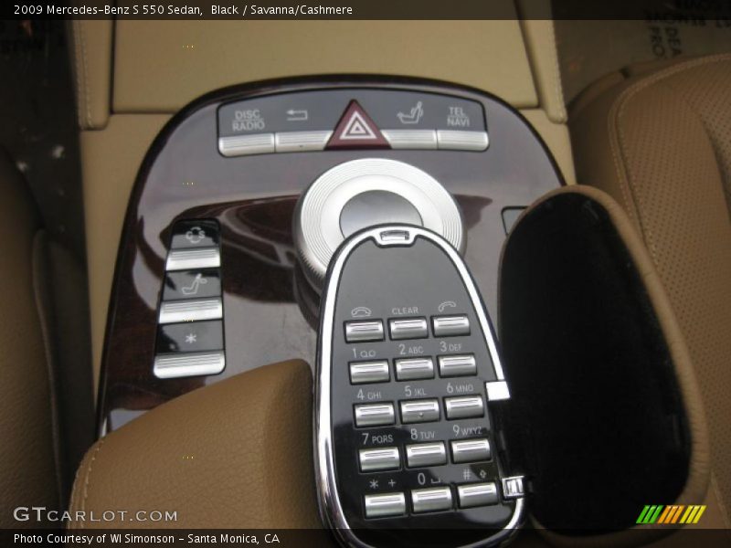 Black / Savanna/Cashmere 2009 Mercedes-Benz S 550 Sedan