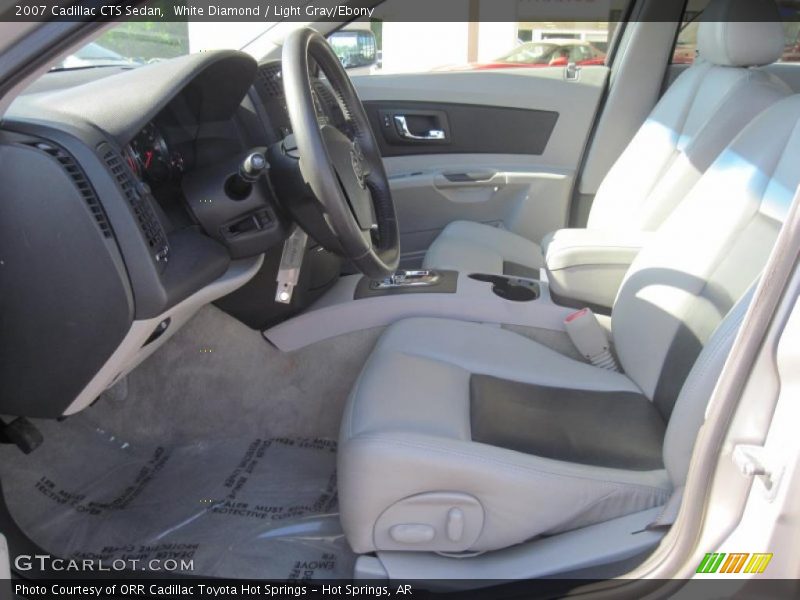 White Diamond / Light Gray/Ebony 2007 Cadillac CTS Sedan