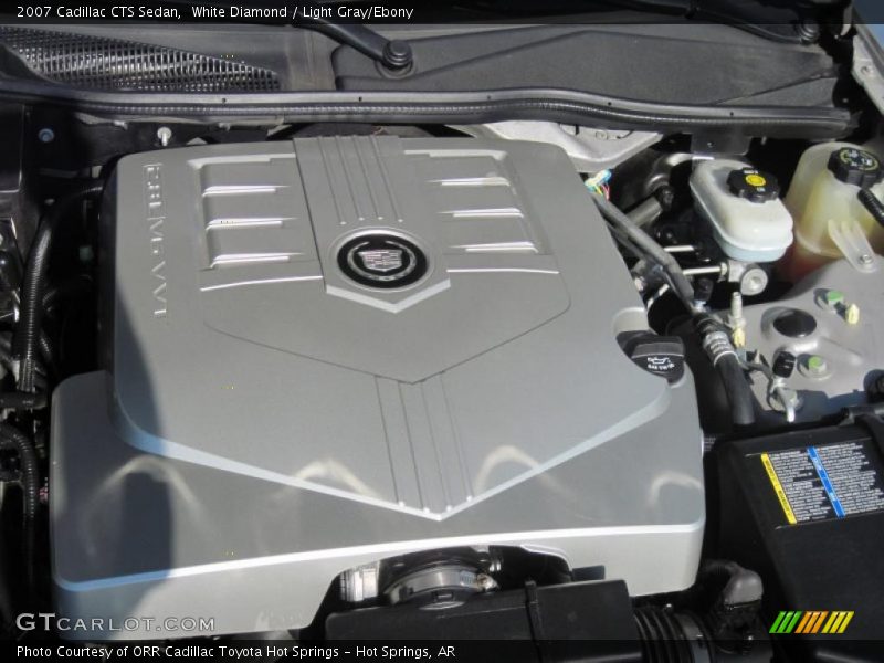 White Diamond / Light Gray/Ebony 2007 Cadillac CTS Sedan