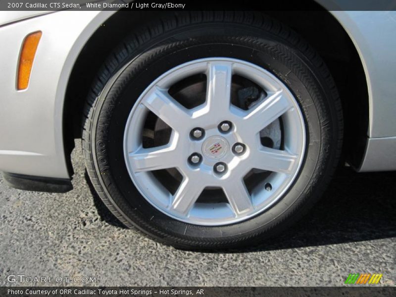 White Diamond / Light Gray/Ebony 2007 Cadillac CTS Sedan