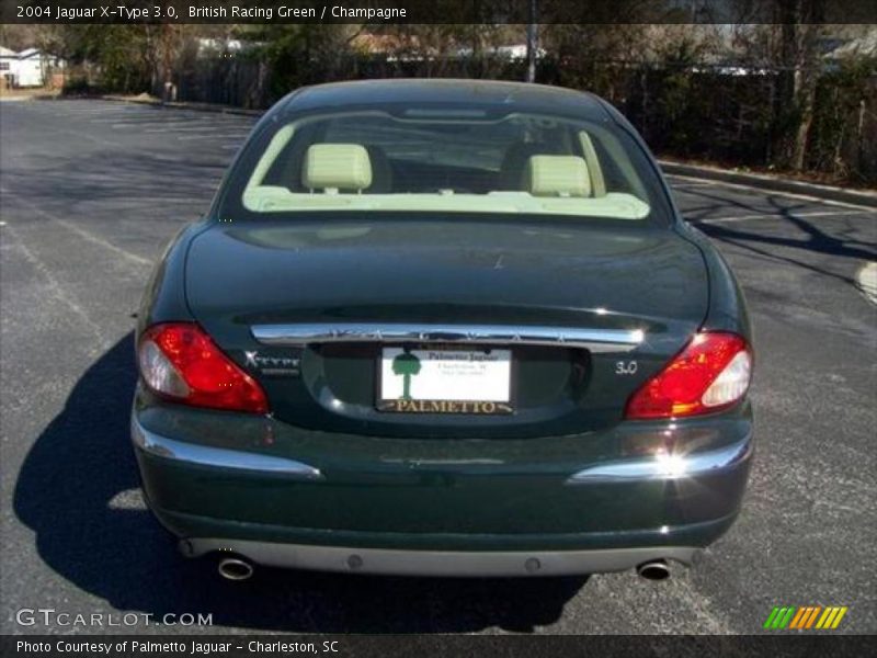 British Racing Green / Champagne 2004 Jaguar X-Type 3.0