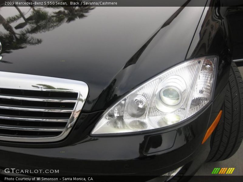 Black / Savanna/Cashmere 2009 Mercedes-Benz S 550 Sedan
