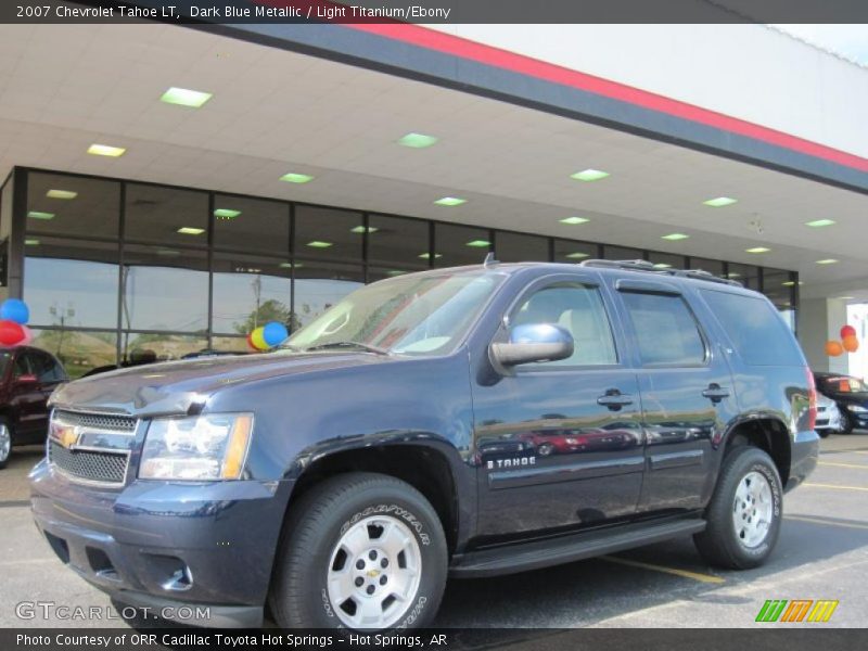 Dark Blue Metallic / Light Titanium/Ebony 2007 Chevrolet Tahoe LT