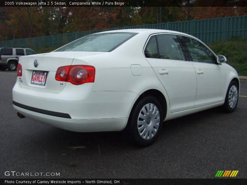 Campanella White / Pure Beige 2005 Volkswagen Jetta 2.5 Sedan