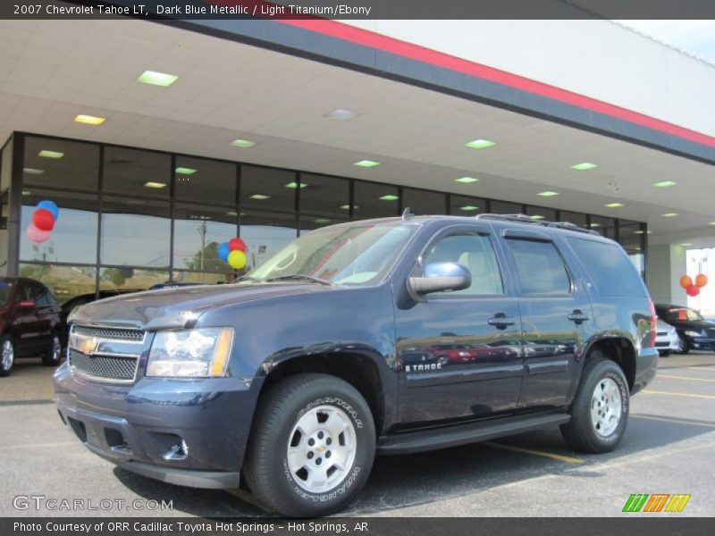 Dark Blue Metallic / Light Titanium/Ebony 2007 Chevrolet Tahoe LT