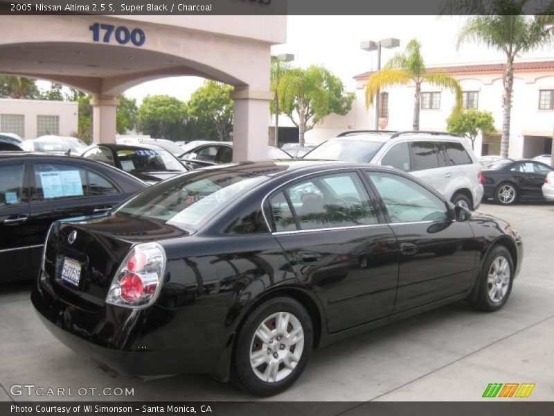 Super Black / Charcoal 2005 Nissan Altima 2.5 S