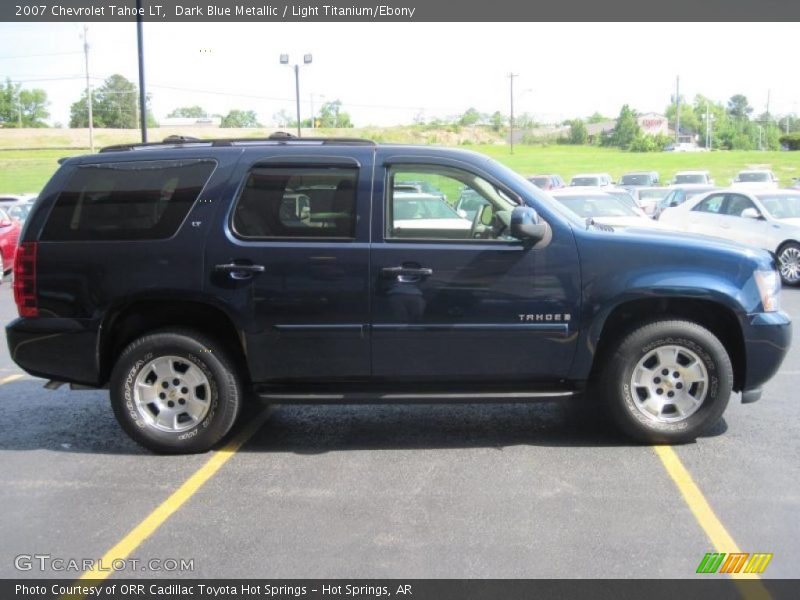 Dark Blue Metallic / Light Titanium/Ebony 2007 Chevrolet Tahoe LT