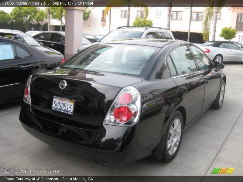 Super Black / Charcoal 2005 Nissan Altima 2.5 S