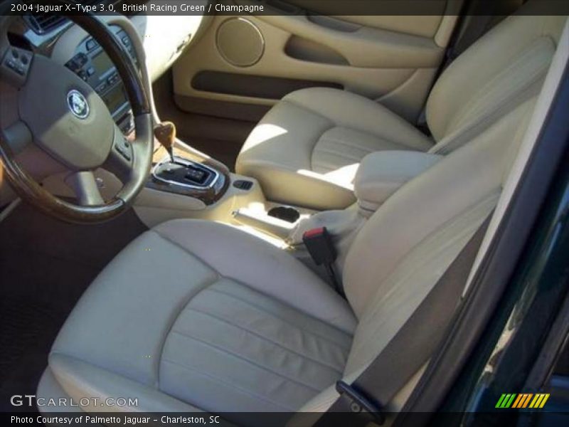 British Racing Green / Champagne 2004 Jaguar X-Type 3.0