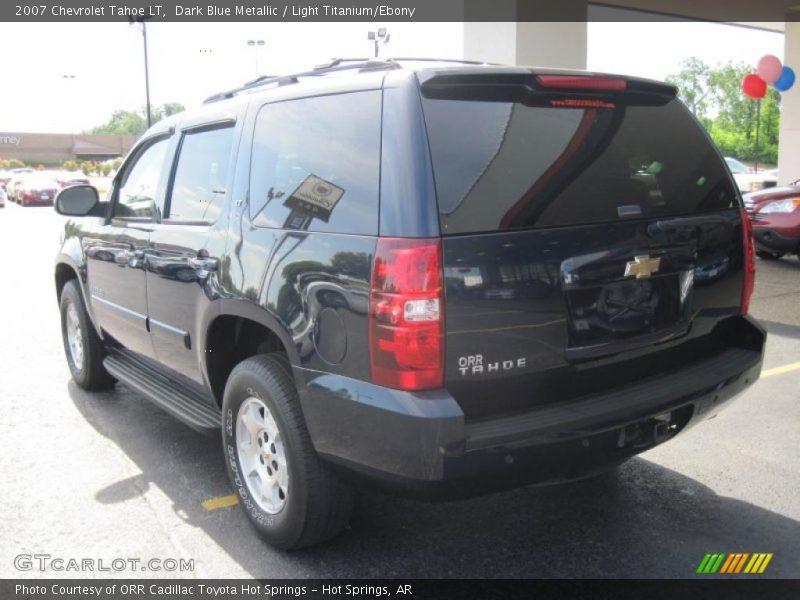 Dark Blue Metallic / Light Titanium/Ebony 2007 Chevrolet Tahoe LT