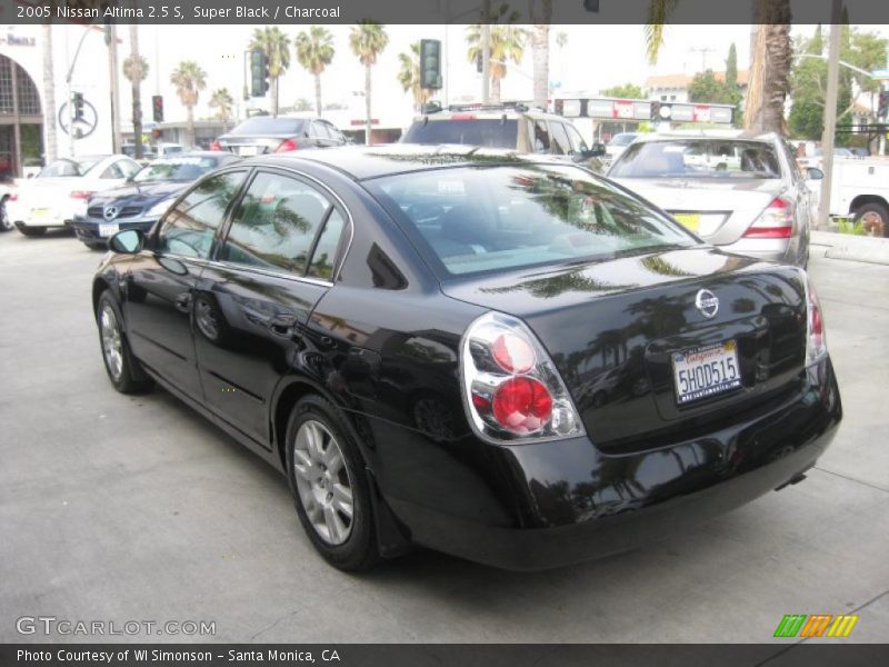 Super Black / Charcoal 2005 Nissan Altima 2.5 S