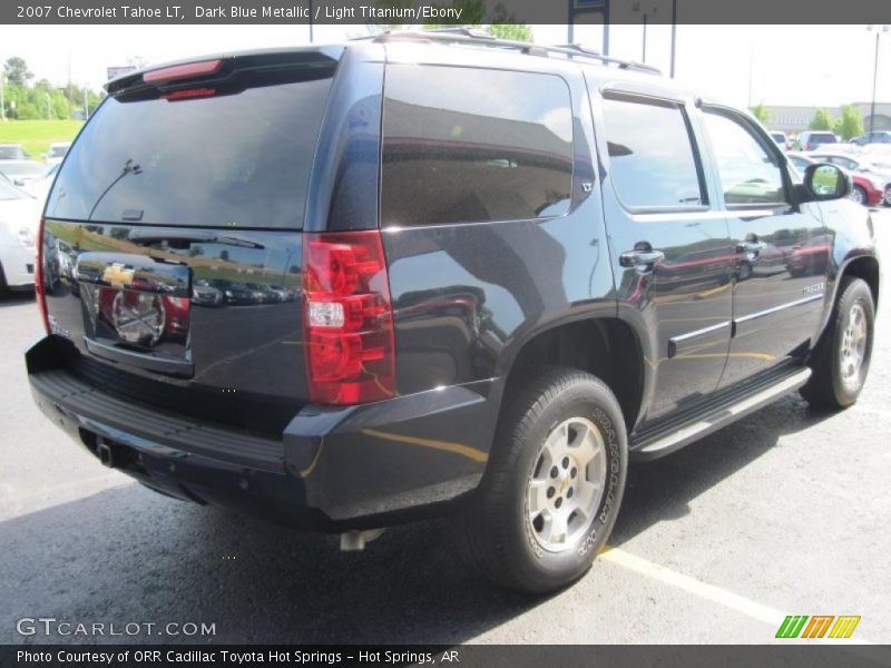 Dark Blue Metallic / Light Titanium/Ebony 2007 Chevrolet Tahoe LT