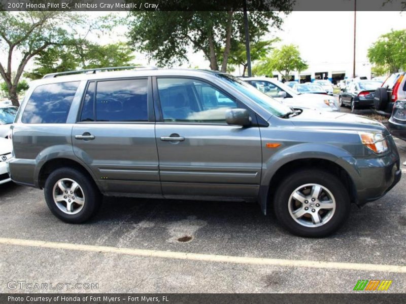 Nimbus Gray Metallic / Gray 2007 Honda Pilot EX