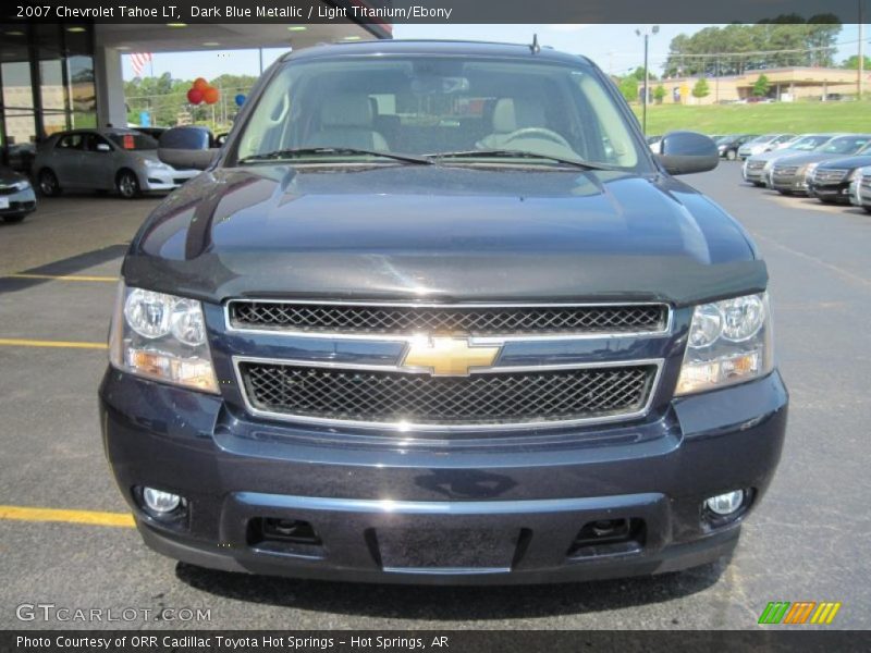 Dark Blue Metallic / Light Titanium/Ebony 2007 Chevrolet Tahoe LT