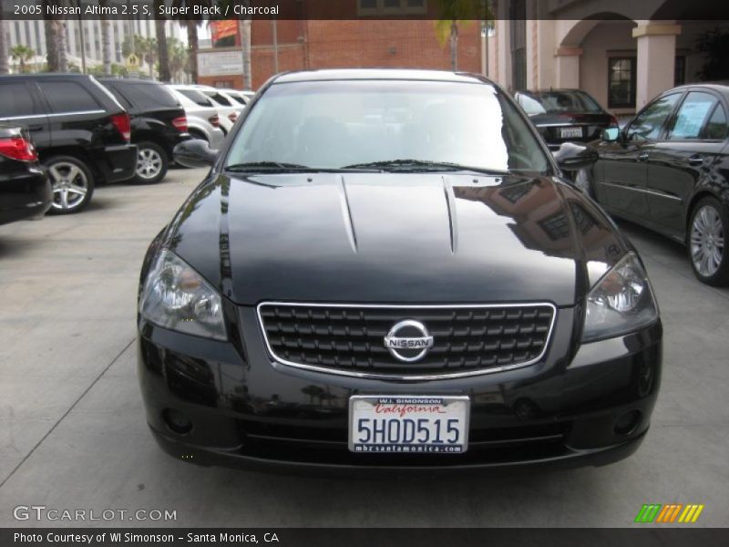 Super Black / Charcoal 2005 Nissan Altima 2.5 S