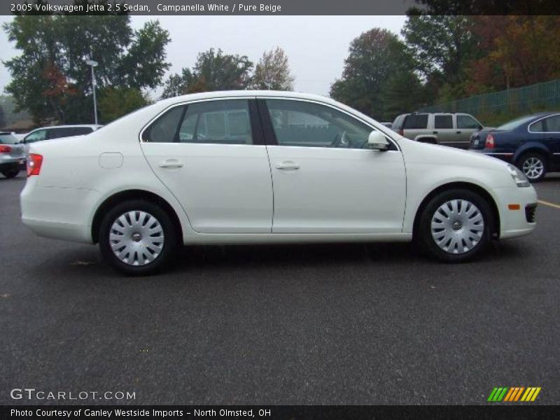 Campanella White / Pure Beige 2005 Volkswagen Jetta 2.5 Sedan