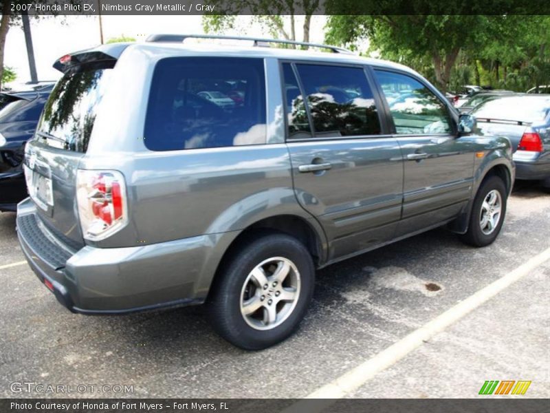 Nimbus Gray Metallic / Gray 2007 Honda Pilot EX