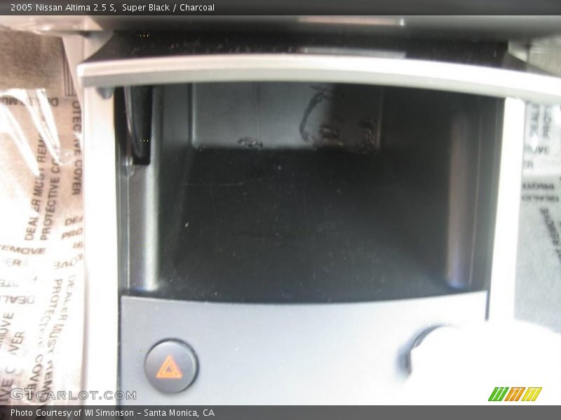 Super Black / Charcoal 2005 Nissan Altima 2.5 S