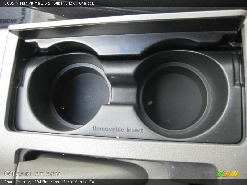 Super Black / Charcoal 2005 Nissan Altima 2.5 S