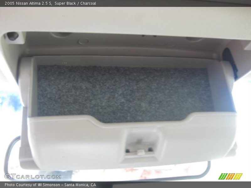 Super Black / Charcoal 2005 Nissan Altima 2.5 S