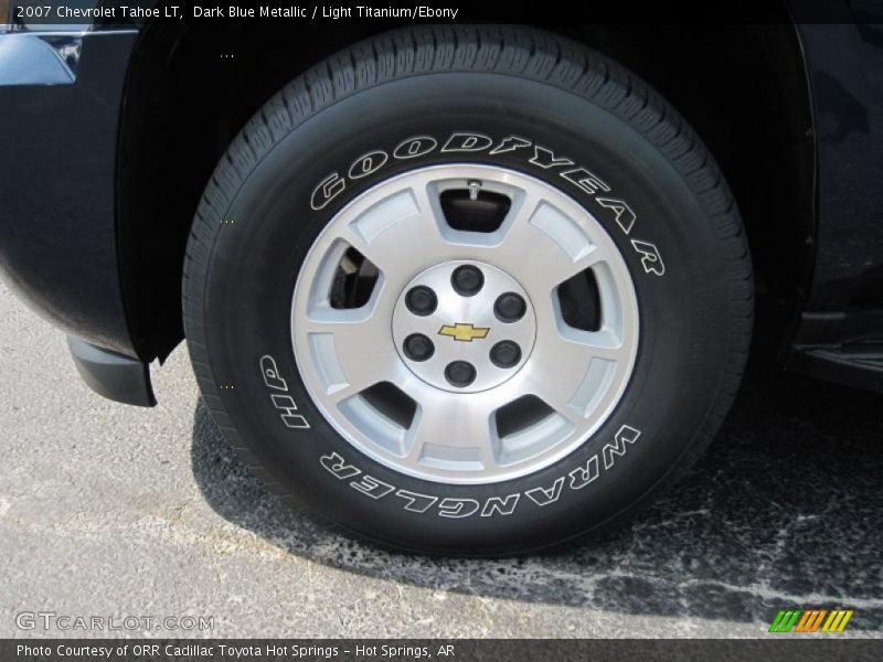 Dark Blue Metallic / Light Titanium/Ebony 2007 Chevrolet Tahoe LT