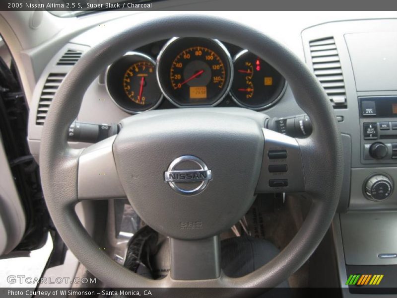 Super Black / Charcoal 2005 Nissan Altima 2.5 S