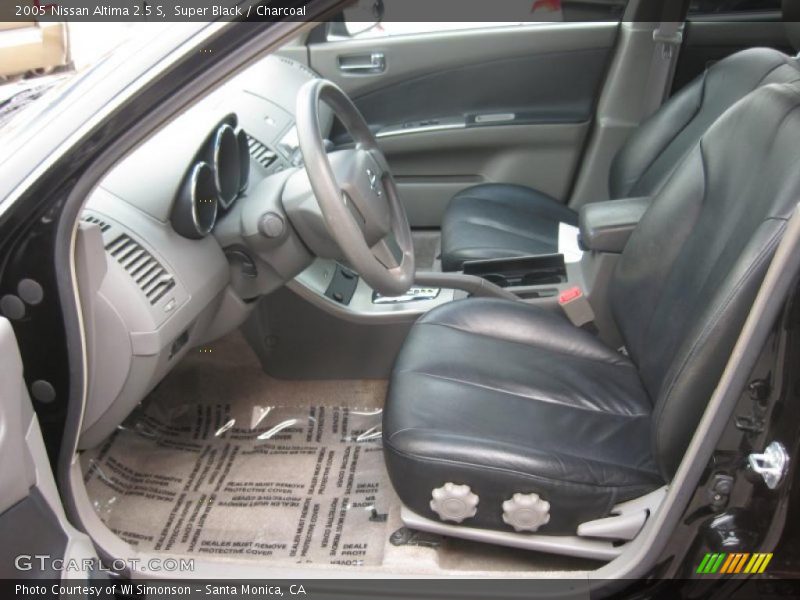 Super Black / Charcoal 2005 Nissan Altima 2.5 S