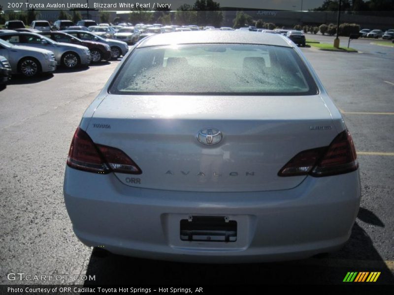 Blizzard White Pearl / Ivory 2007 Toyota Avalon Limited