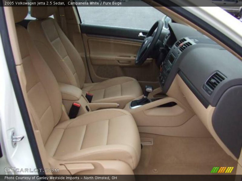 Campanella White / Pure Beige 2005 Volkswagen Jetta 2.5 Sedan