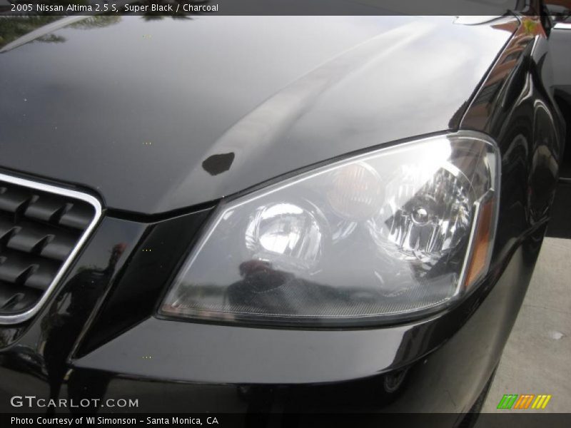 Super Black / Charcoal 2005 Nissan Altima 2.5 S