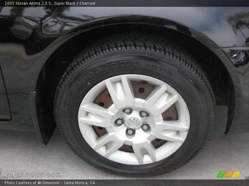 Super Black / Charcoal 2005 Nissan Altima 2.5 S
