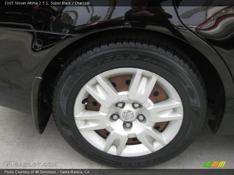 Super Black / Charcoal 2005 Nissan Altima 2.5 S