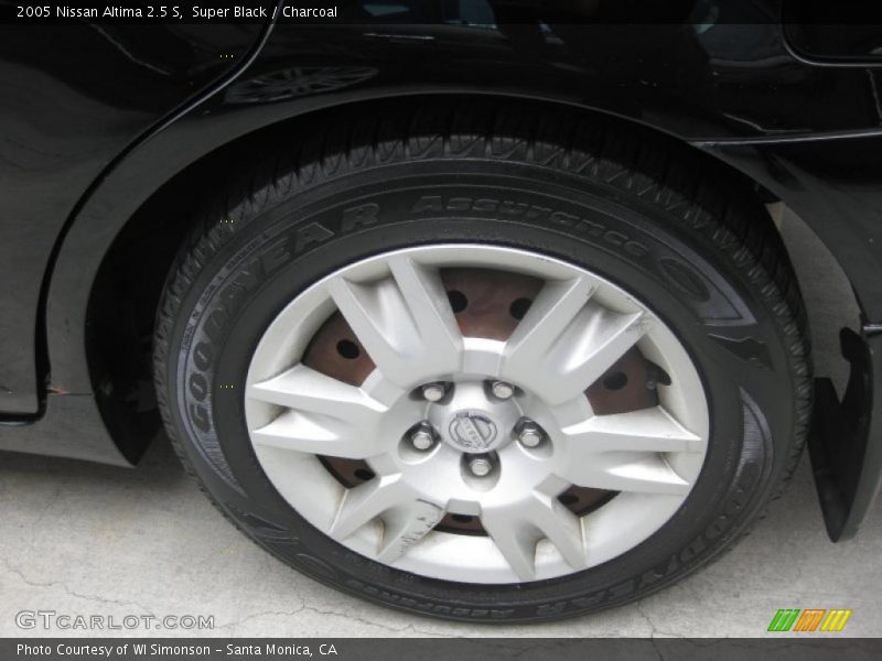 Super Black / Charcoal 2005 Nissan Altima 2.5 S