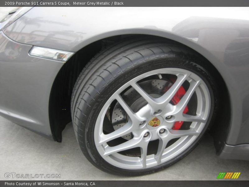 Meteor Grey Metallic / Black 2009 Porsche 911 Carrera S Coupe