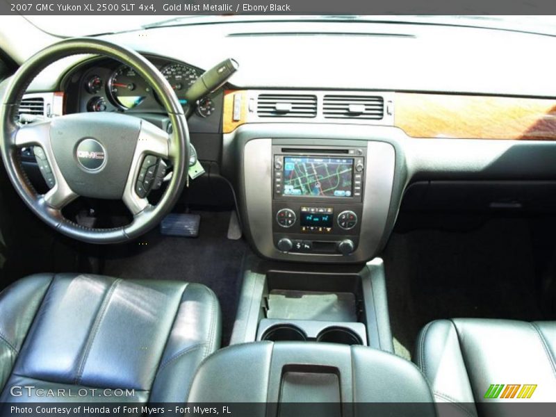 Gold Mist Metallic / Ebony Black 2007 GMC Yukon XL 2500 SLT 4x4