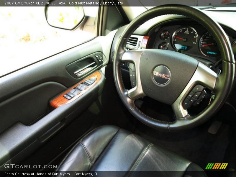 Gold Mist Metallic / Ebony Black 2007 GMC Yukon XL 2500 SLT 4x4