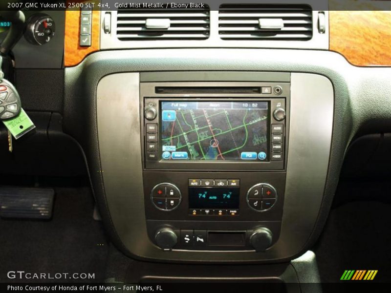 Gold Mist Metallic / Ebony Black 2007 GMC Yukon XL 2500 SLT 4x4