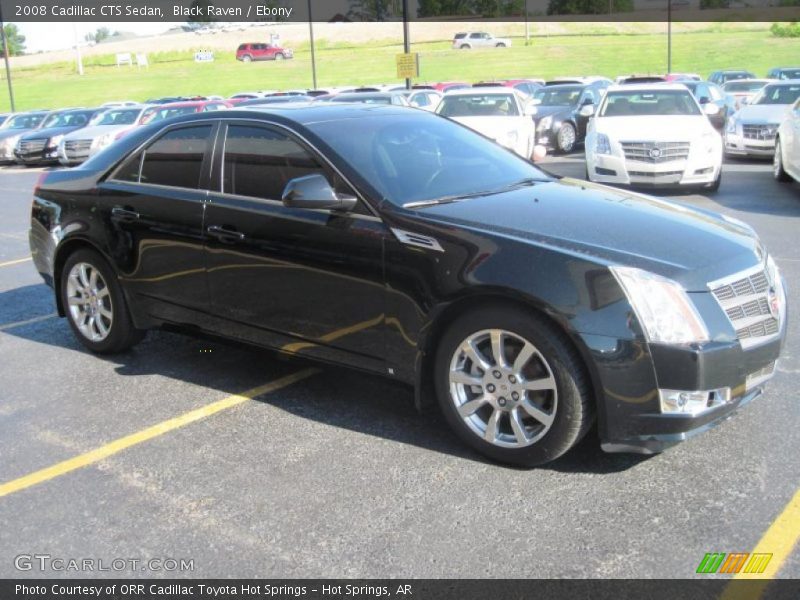 Black Raven / Ebony 2008 Cadillac CTS Sedan