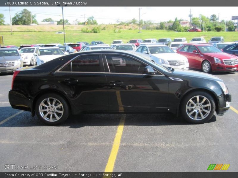 Black Raven / Ebony 2008 Cadillac CTS Sedan