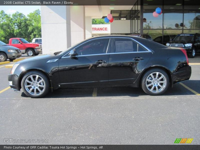 Black Raven / Ebony 2008 Cadillac CTS Sedan