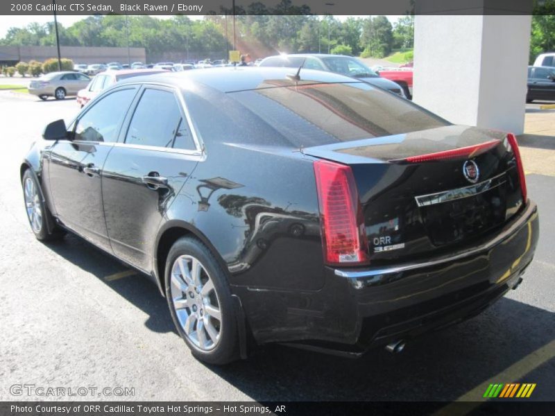 Black Raven / Ebony 2008 Cadillac CTS Sedan