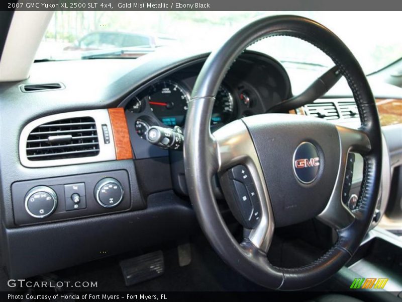 Gold Mist Metallic / Ebony Black 2007 GMC Yukon XL 2500 SLT 4x4