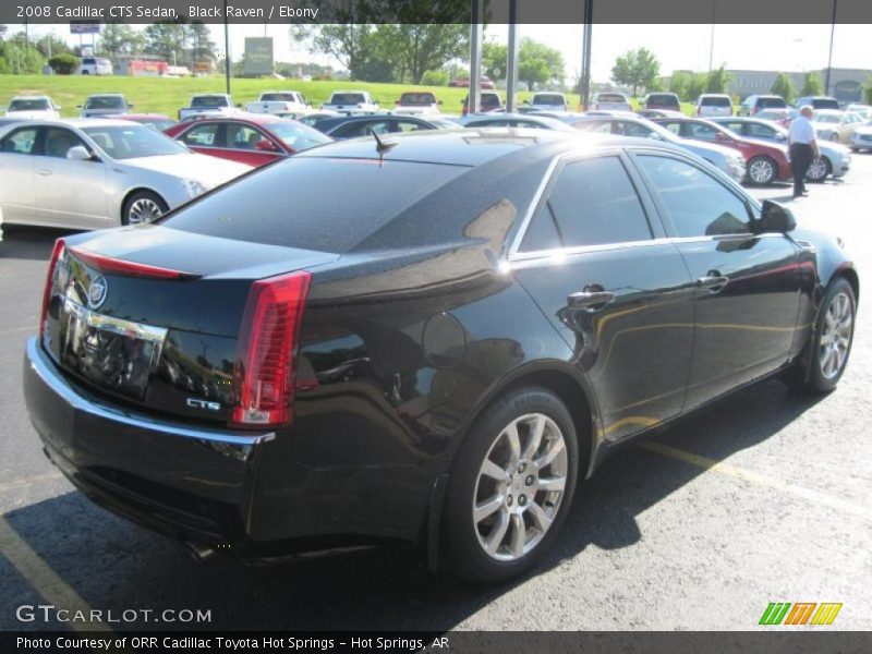 Black Raven / Ebony 2008 Cadillac CTS Sedan
