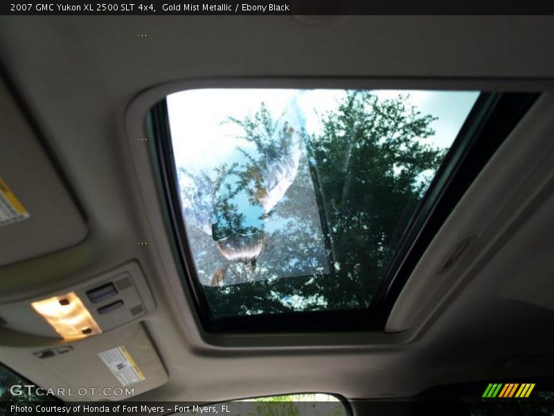 Gold Mist Metallic / Ebony Black 2007 GMC Yukon XL 2500 SLT 4x4