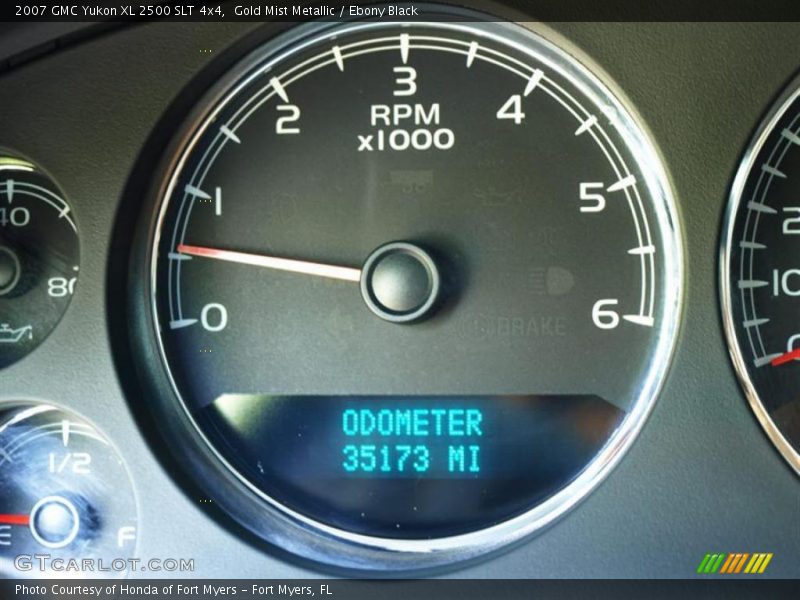 Gold Mist Metallic / Ebony Black 2007 GMC Yukon XL 2500 SLT 4x4