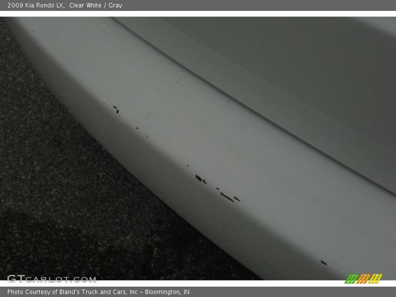 Clear White / Gray 2009 Kia Rondo LX