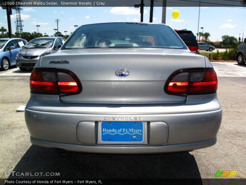 Silvermist Metallic / Gray 2000 Chevrolet Malibu Sedan