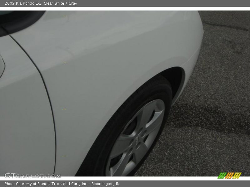 Clear White / Gray 2009 Kia Rondo LX