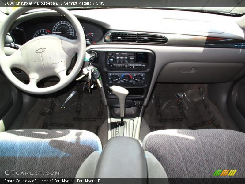 Silvermist Metallic / Gray 2000 Chevrolet Malibu Sedan
