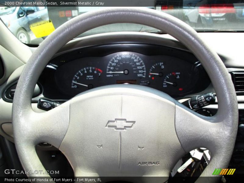 Silvermist Metallic / Gray 2000 Chevrolet Malibu Sedan
